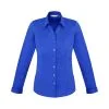 blue waitress blouses