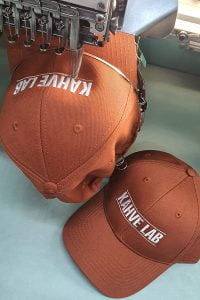 branded caps