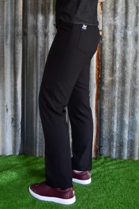 black womens pants
