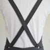 Grey Crisscross apron