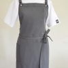 grey apron