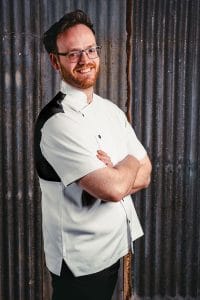 Mens Black Mesh Chef Jacket