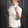 White female chef jacket