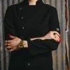 feminine chefs uniform