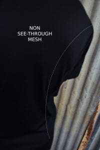 Men's Black Meshed Chef Jacket