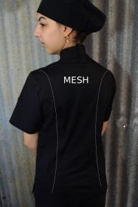 brethable chef jackets for ladies