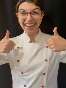 Chef uniforms tomato buttons