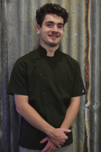 Mens green Chef Jacket - Army Green