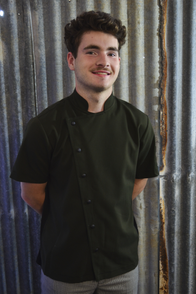 NEW! SAGE AGAINST THE MACHINE – Men’s Green Chef Jacket