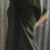 ladies chef uniform sage green with mesh and pushstud