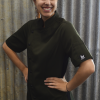 Womens Green Chef Jacket
