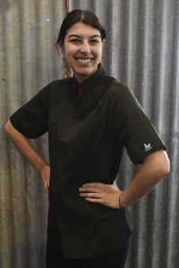 Womens Green Chef Jacket