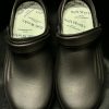 Black cushioned supportive shoes